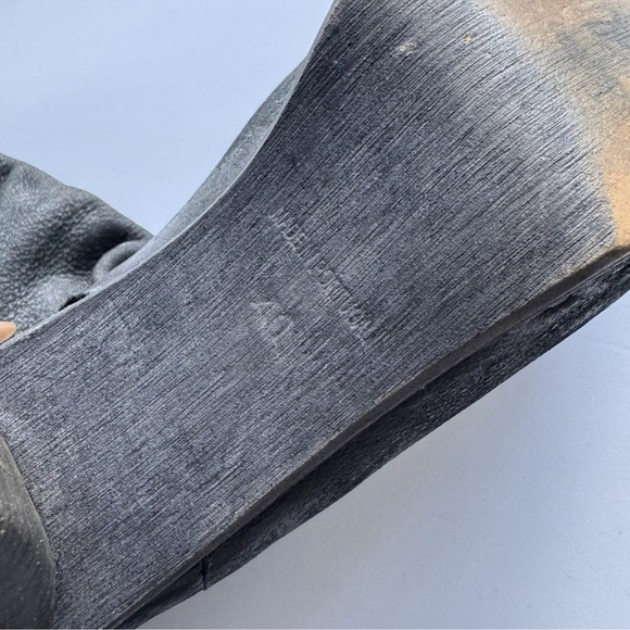 Felmini Distressed Leather Boots Made In Portugal - Picture 14 of 14